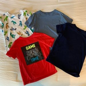 Four shirts for boys 4-5T